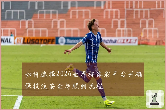 如何选择2026世界杯体彩平台并确保投注安全与顺利流程